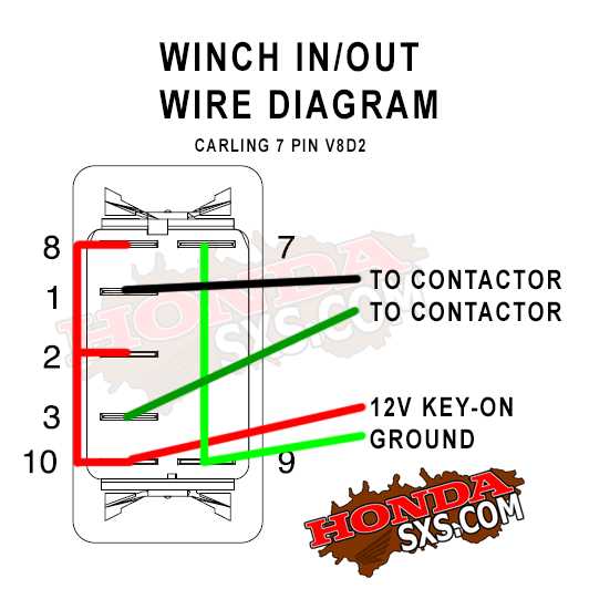 winch switch wiring diagram