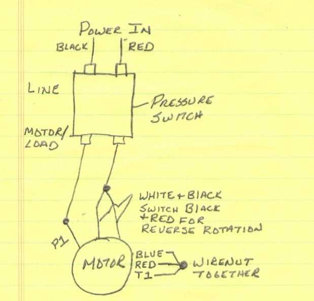 wiring air compressor pressure switch diagram