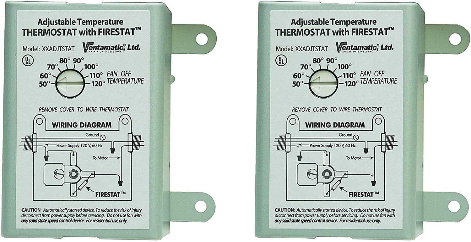 wiring an attic fan with thermostat diagram