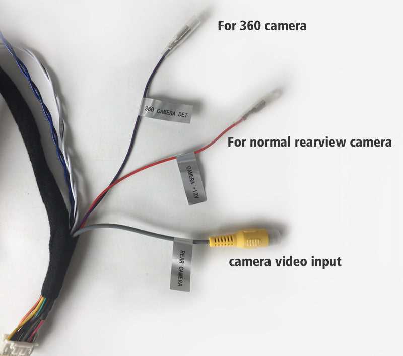 wiring diagram for backup camera