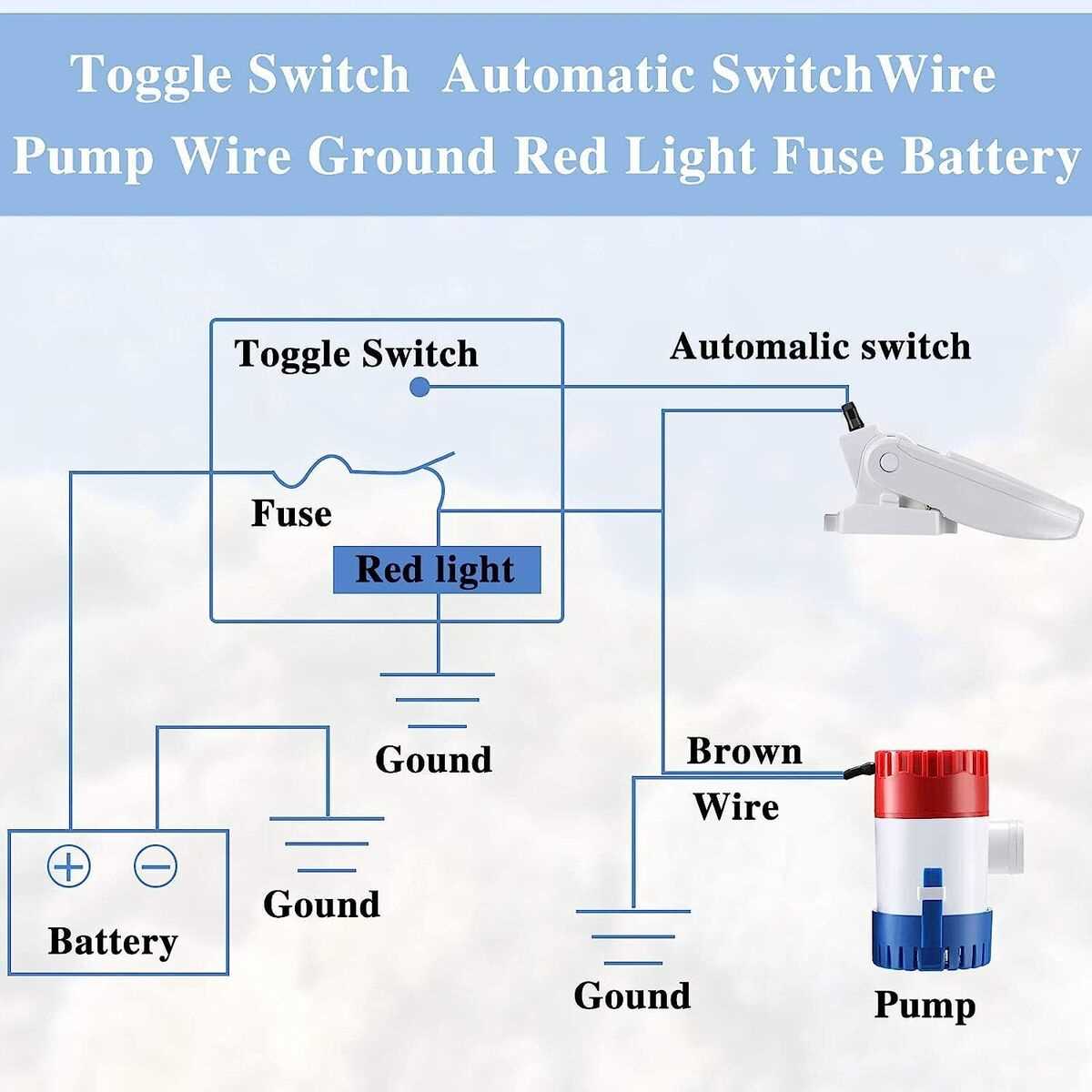 wiring diagram for bilge pump with float switch