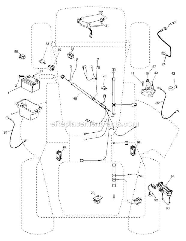 wiring diagram for craftsman lt1000