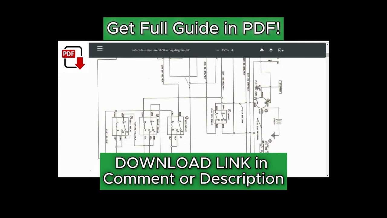 wiring diagram for cub cadet rzt 50