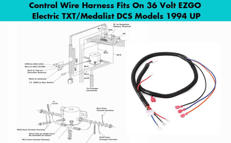 wiring diagram for ezgo electric golf cart