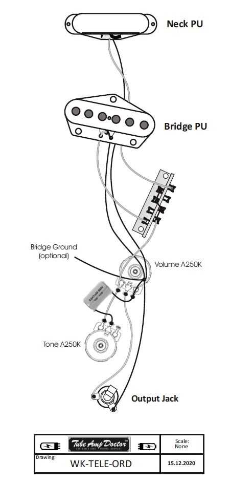 wiring diagram for fender telecaster