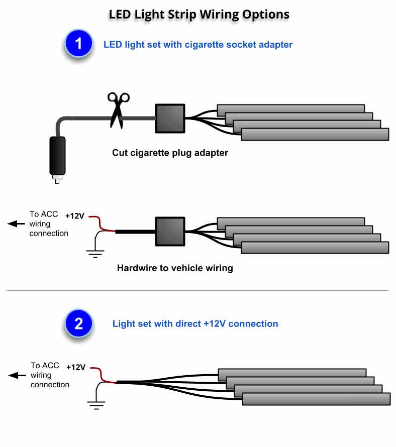 wiring diagram for led lights