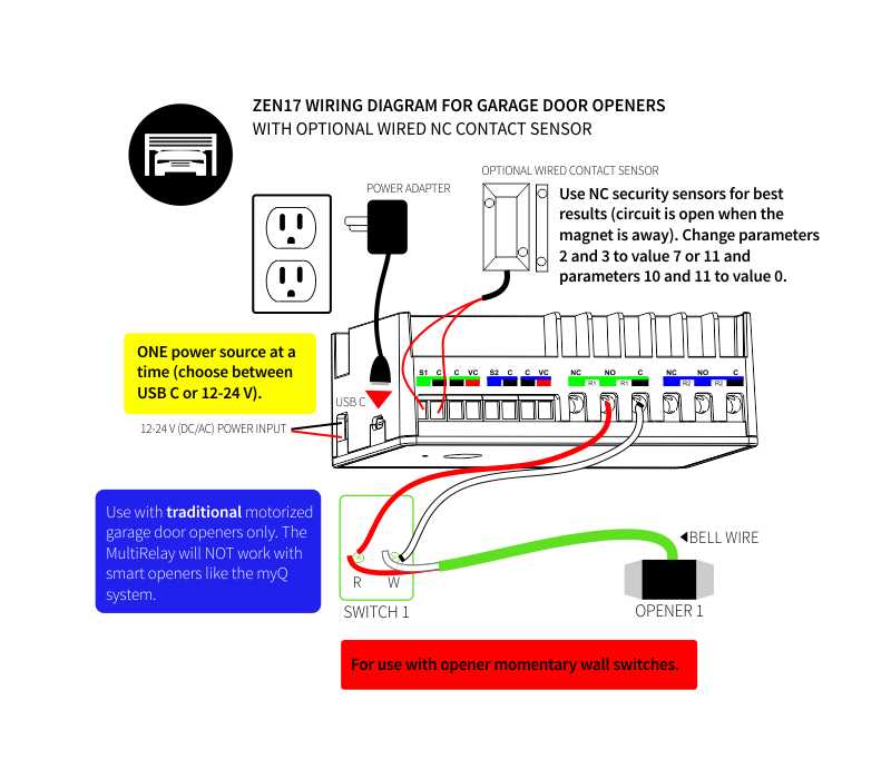 wiring diagram for liftmaster garage door opener