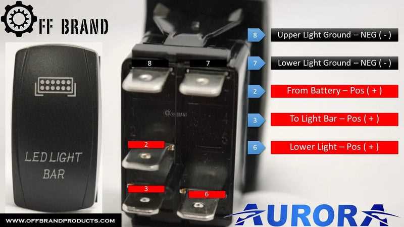 wiring diagram for light bar switch