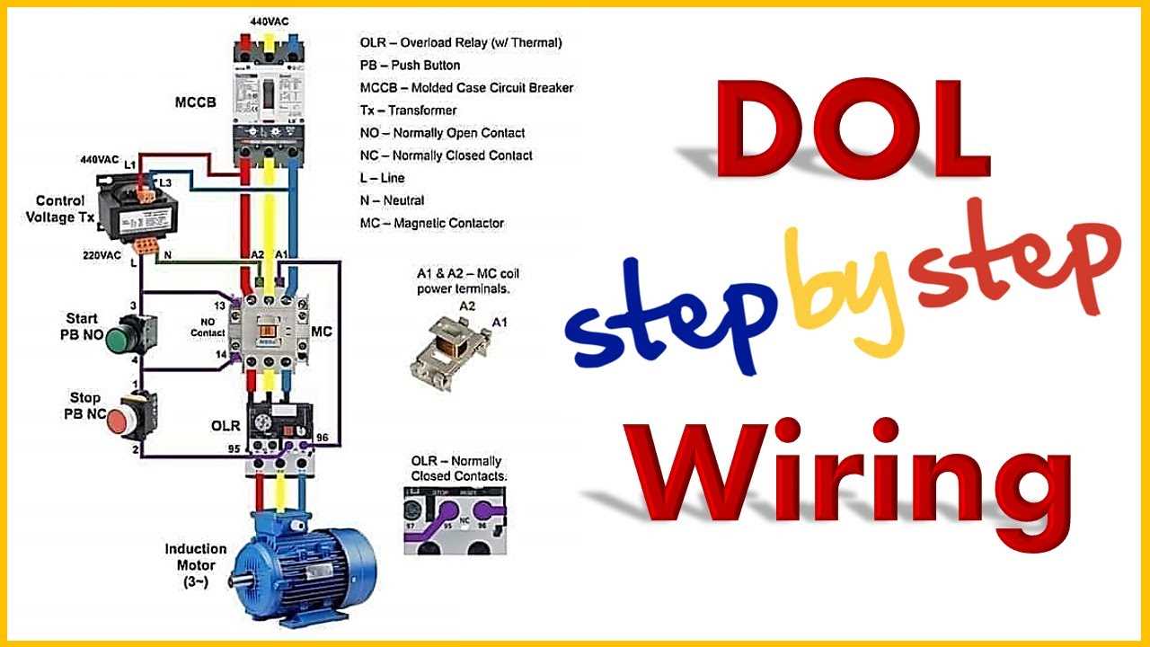 wiring diagram for motor starter 3 phase