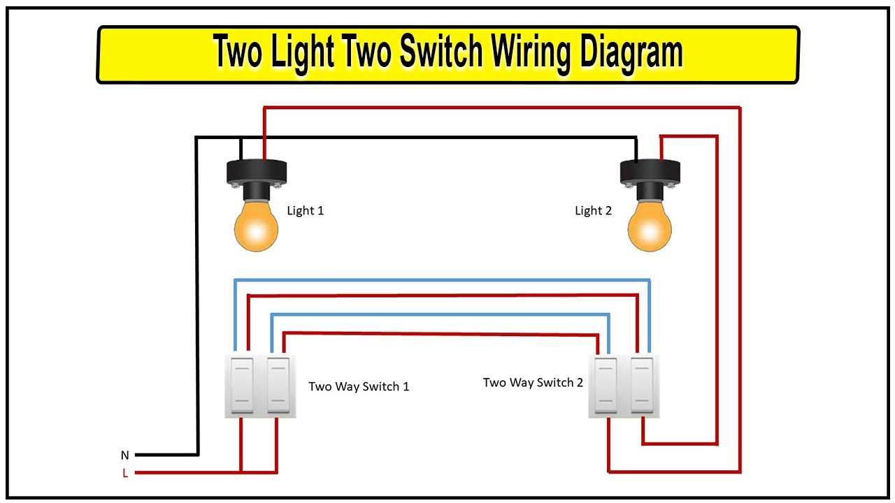 wiring diagram for two switches