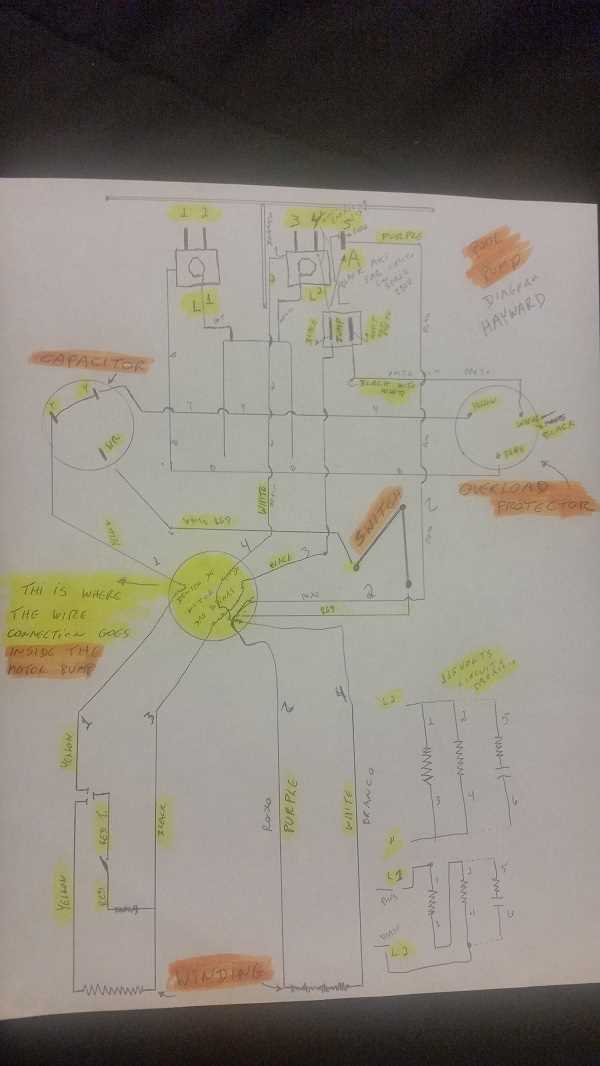 wiring diagram hayward pool pump