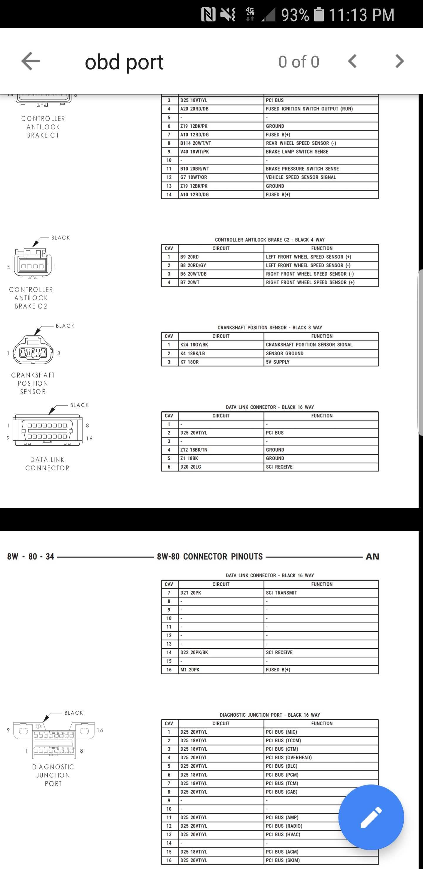 wiring diagram obd2 port