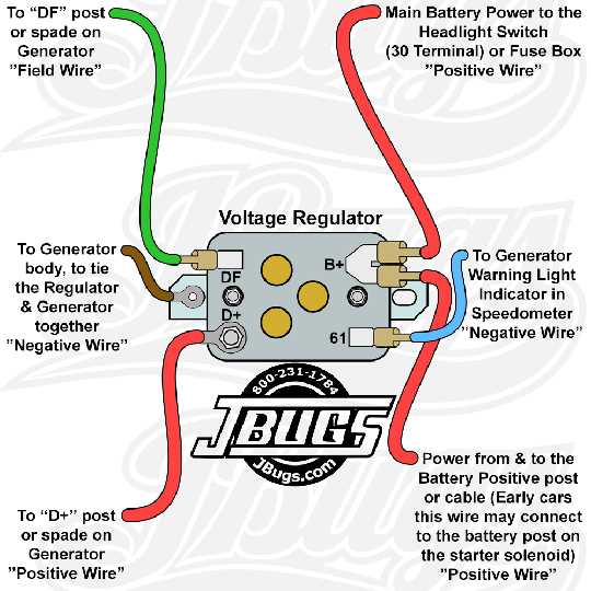 wiring diagram voltage regulator