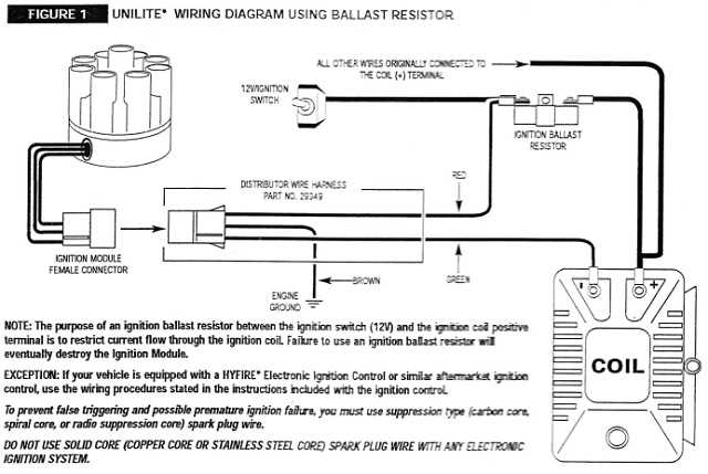 mallory unilite distributor wiring diagram