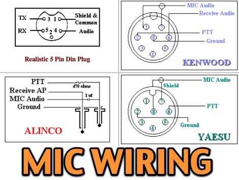 cobra mic wiring diagram 4 pin