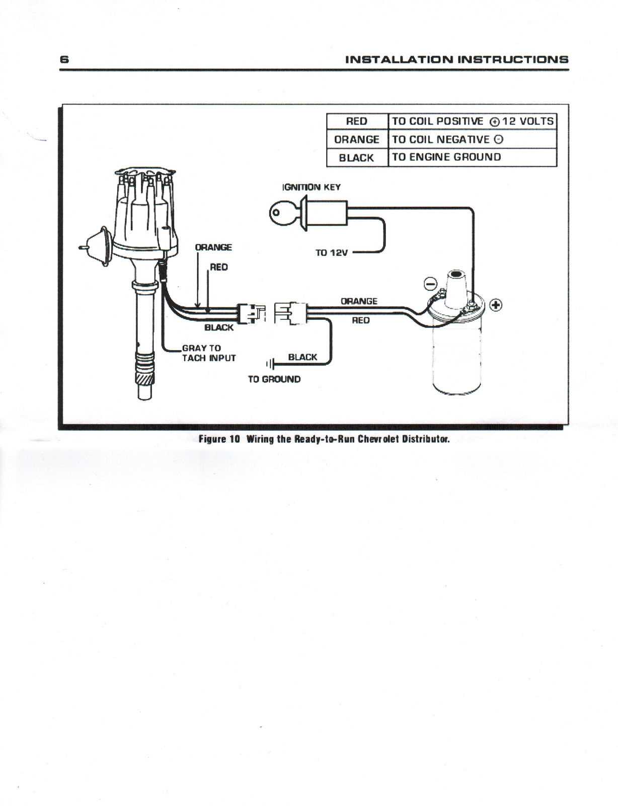 wiring diagram for gm hei distributor