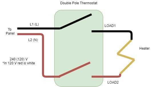 240v wall heater wiring diagram