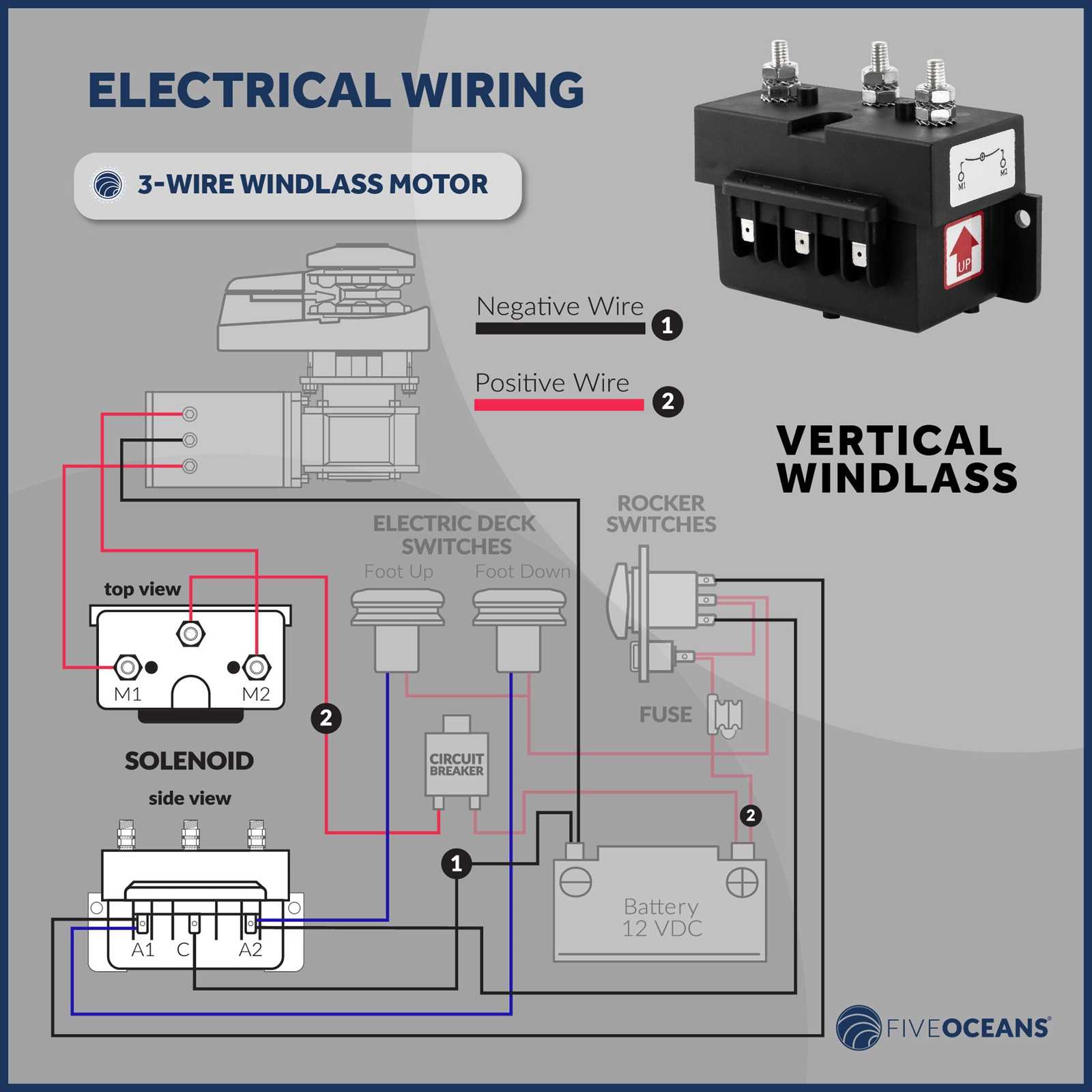 3 wire winch switch wiring diagram