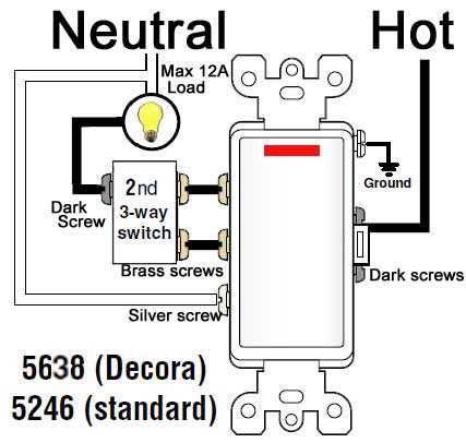 3 way switch wiring schematic diagram