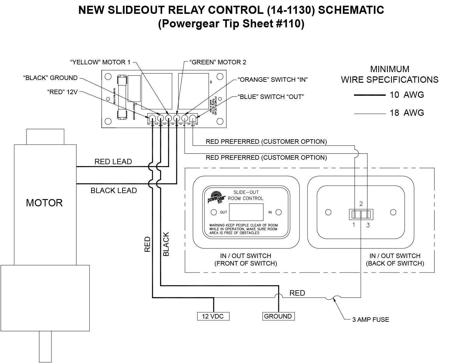 rv slide out switch wiring diagram