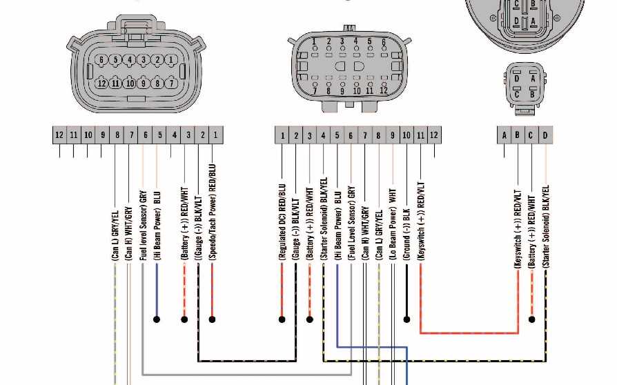 yamaha gauge wiring diagram