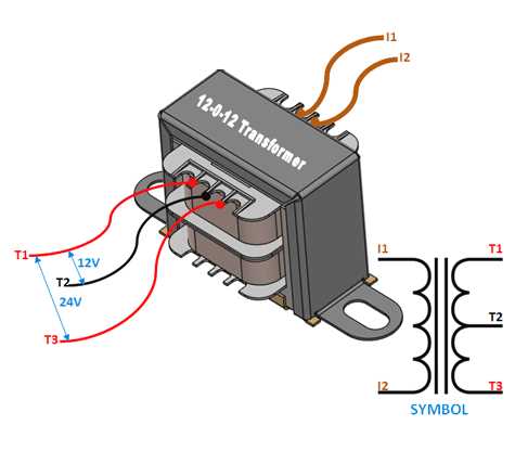 wiring diagram of transformer