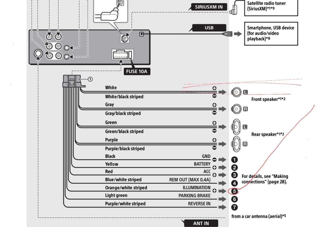 car radio wiring diagram