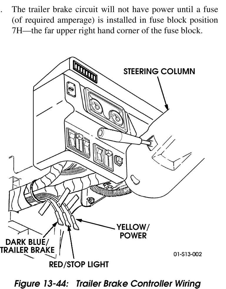 electric brake controller wiring diagram