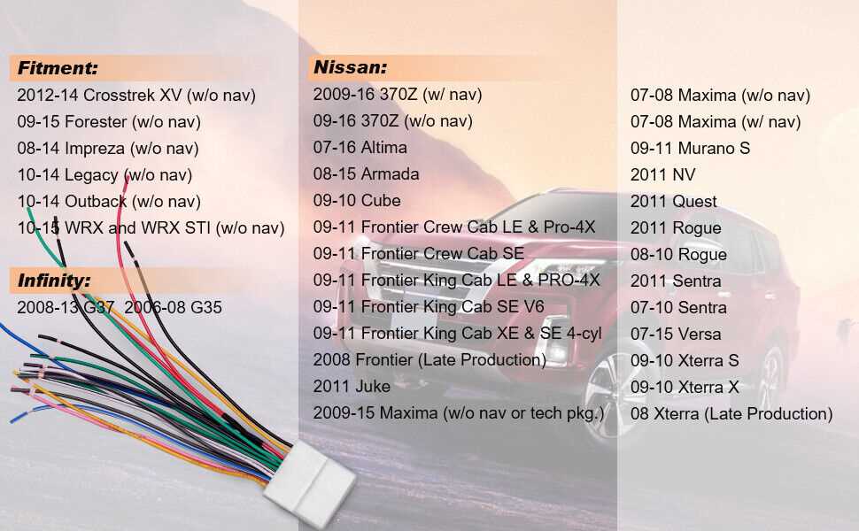 2009 nissan versa radio wiring diagram