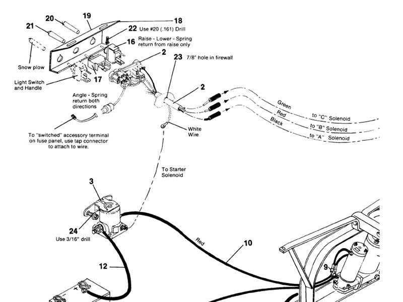 wiring diagram for meyers snow plow