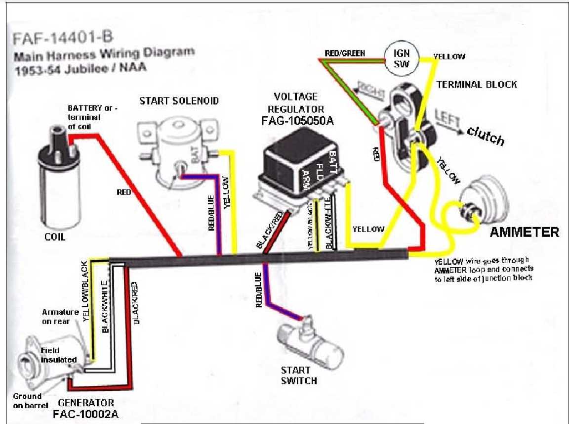 ford 8n wiring diagram 12v