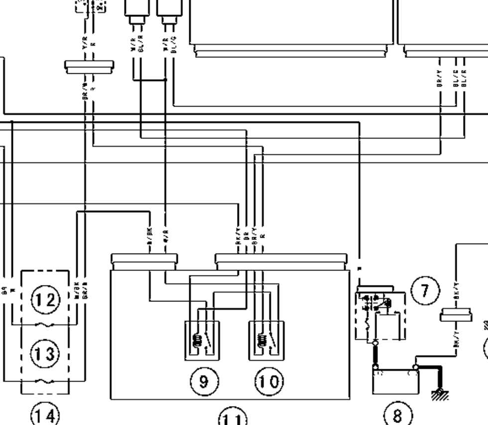 kawasaki starter solenoid wiring diagram