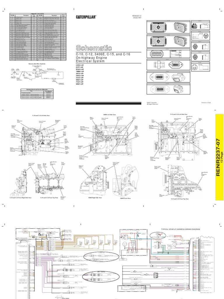 cat 40 pin ecm wiring diagram