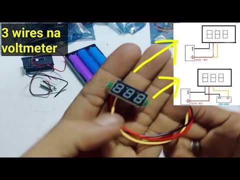 2 wire voltmeter wiring diagram