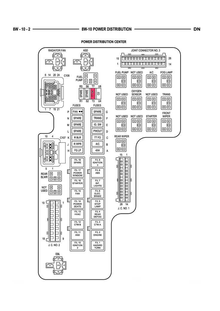 2000 dodge dakota wiring diagram