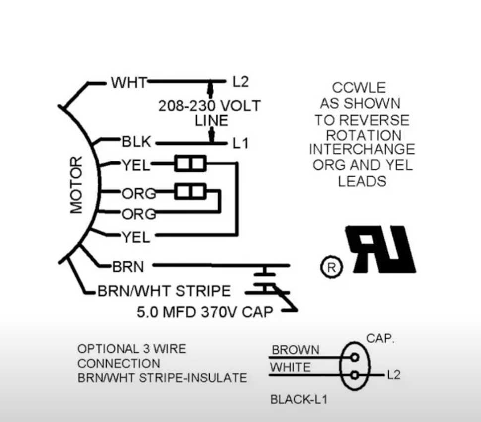 condenser fan wiring diagram