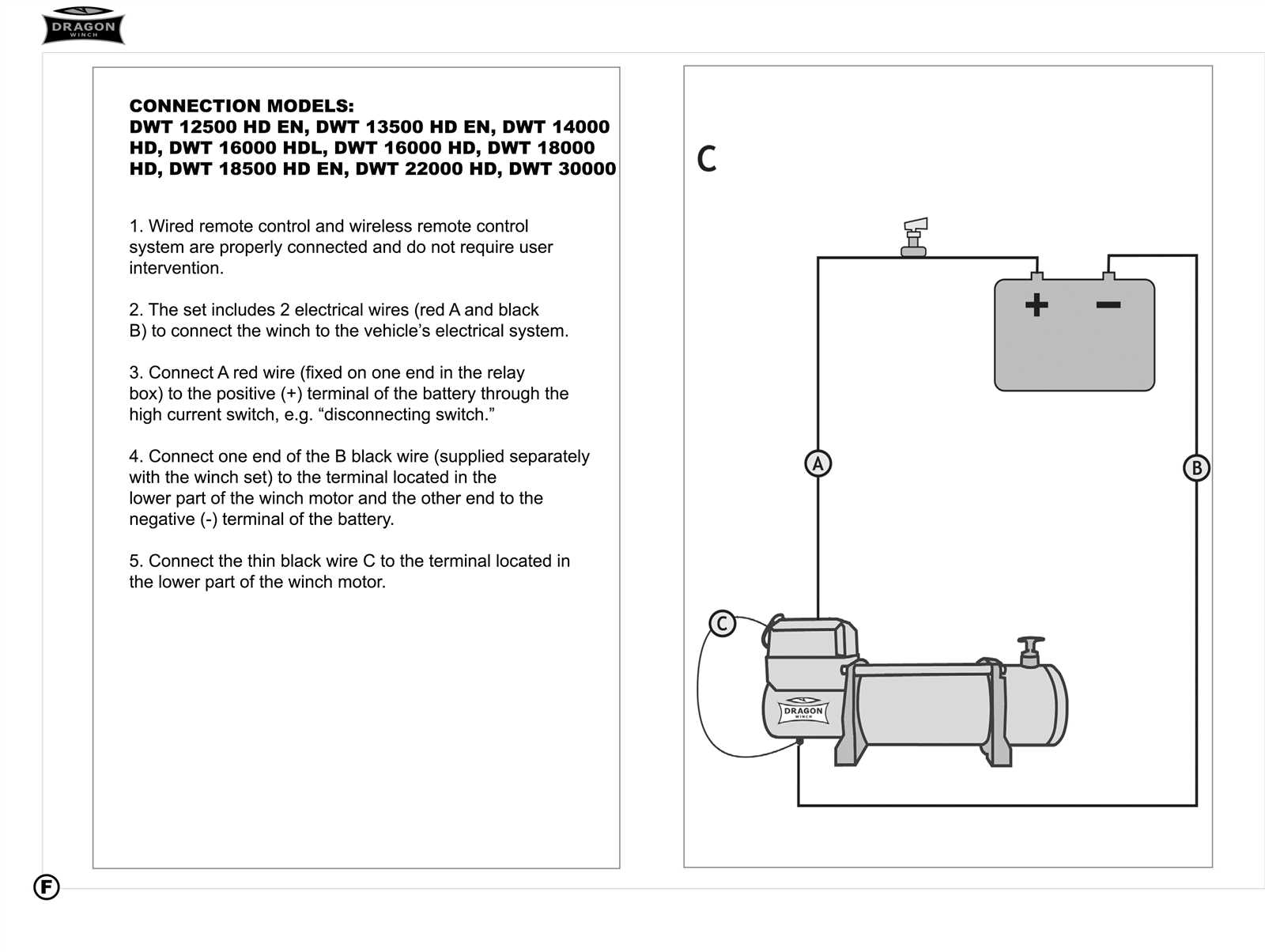 wiring diagram for 12v winch