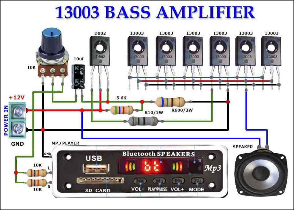 6 pin bass knob wiring diagram