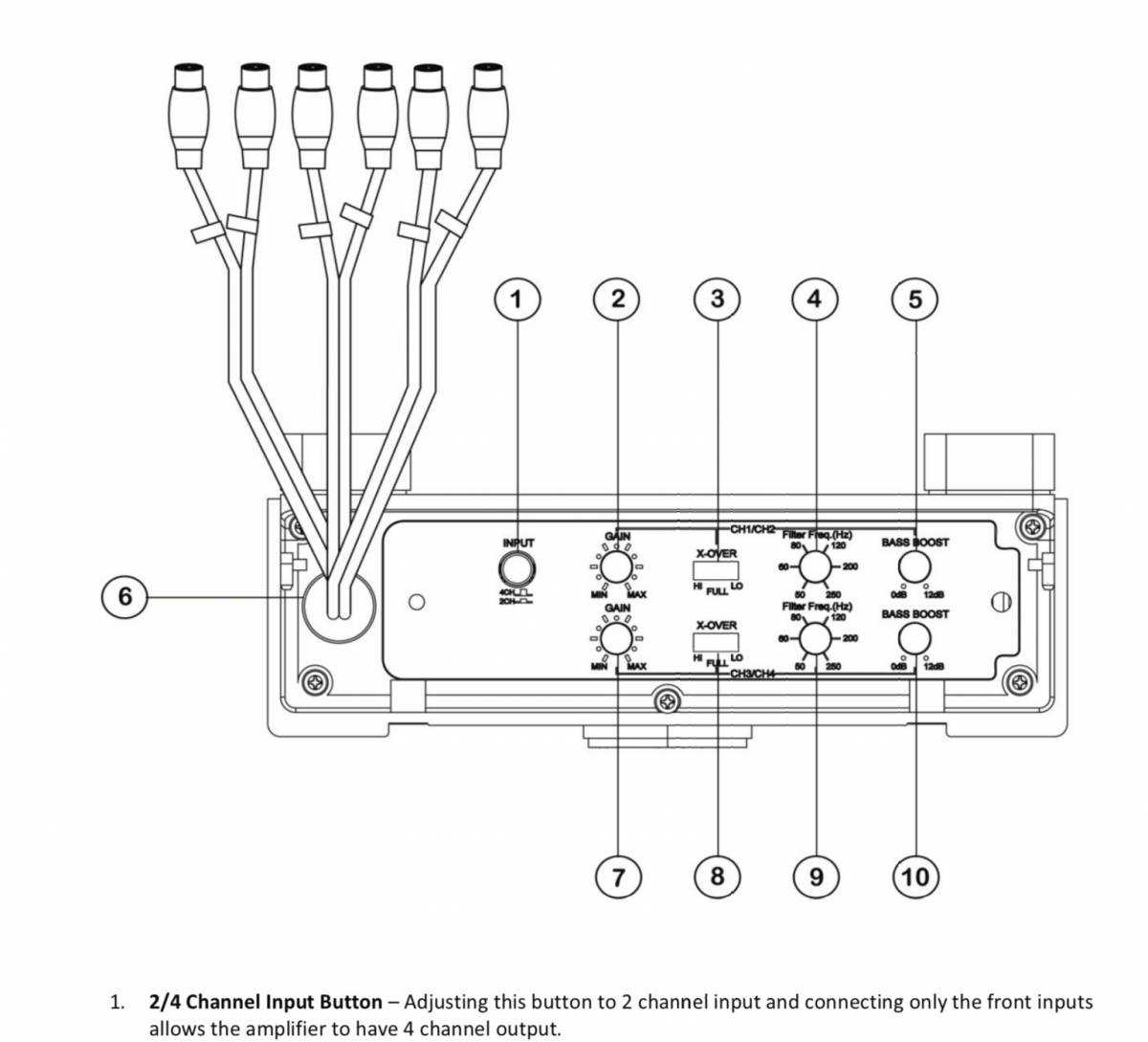 1 channel amp wiring diagram