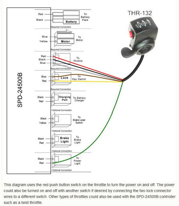 e scooter controller wiring diagram