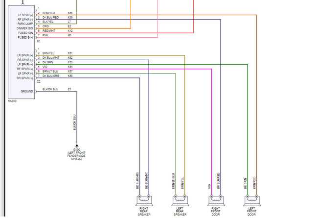 2001 dodge ram stereo wiring diagram